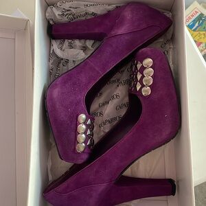 PURPLE PUMPS SIZE 7